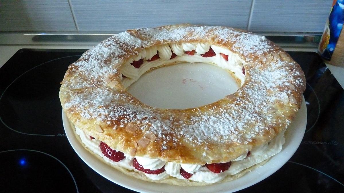 recette Couronne chantilly fraise