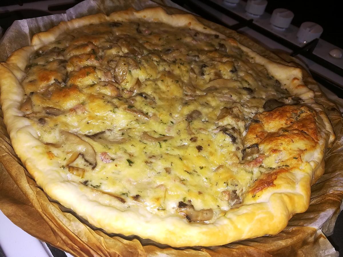 recette Tarte forestière a la ricotta