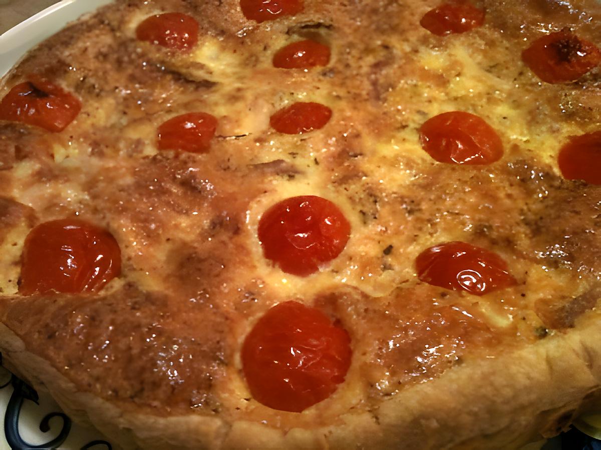 recette Quiche feuilletée au poulet