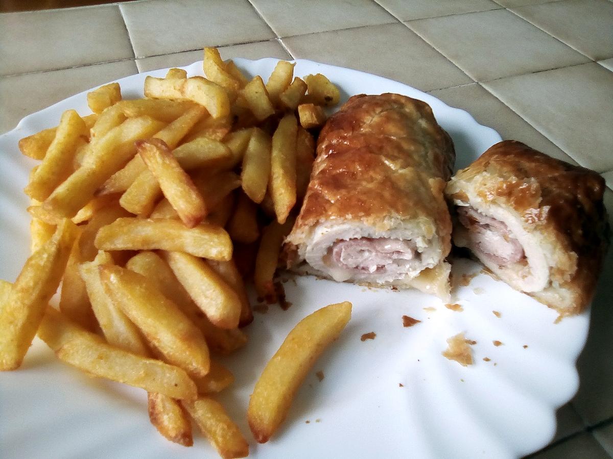 recette cordon bleu feuilleté