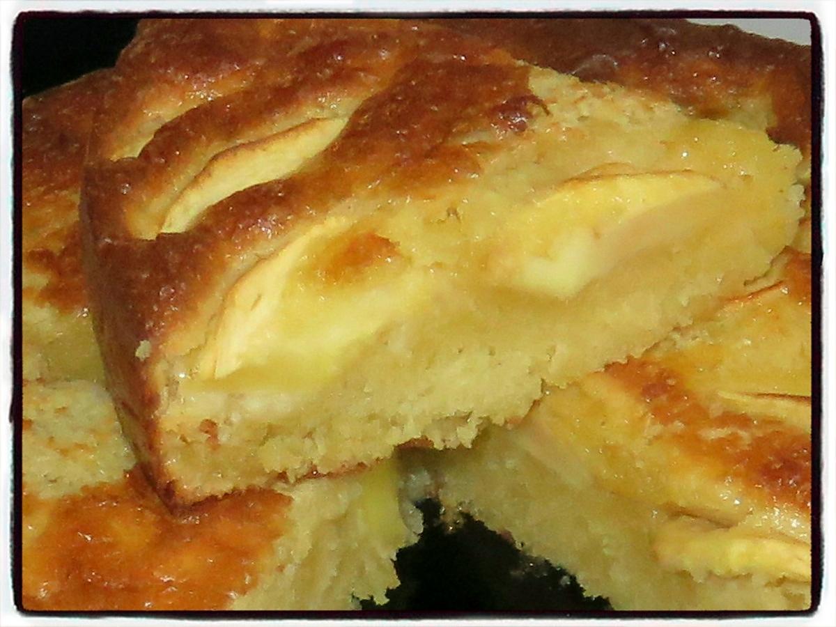 recette Gâteau aux pommes et crème d'amande