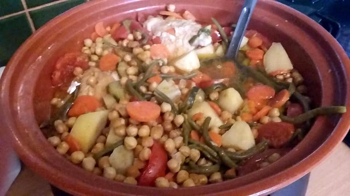 recette Tajine de Poulet aux légumes