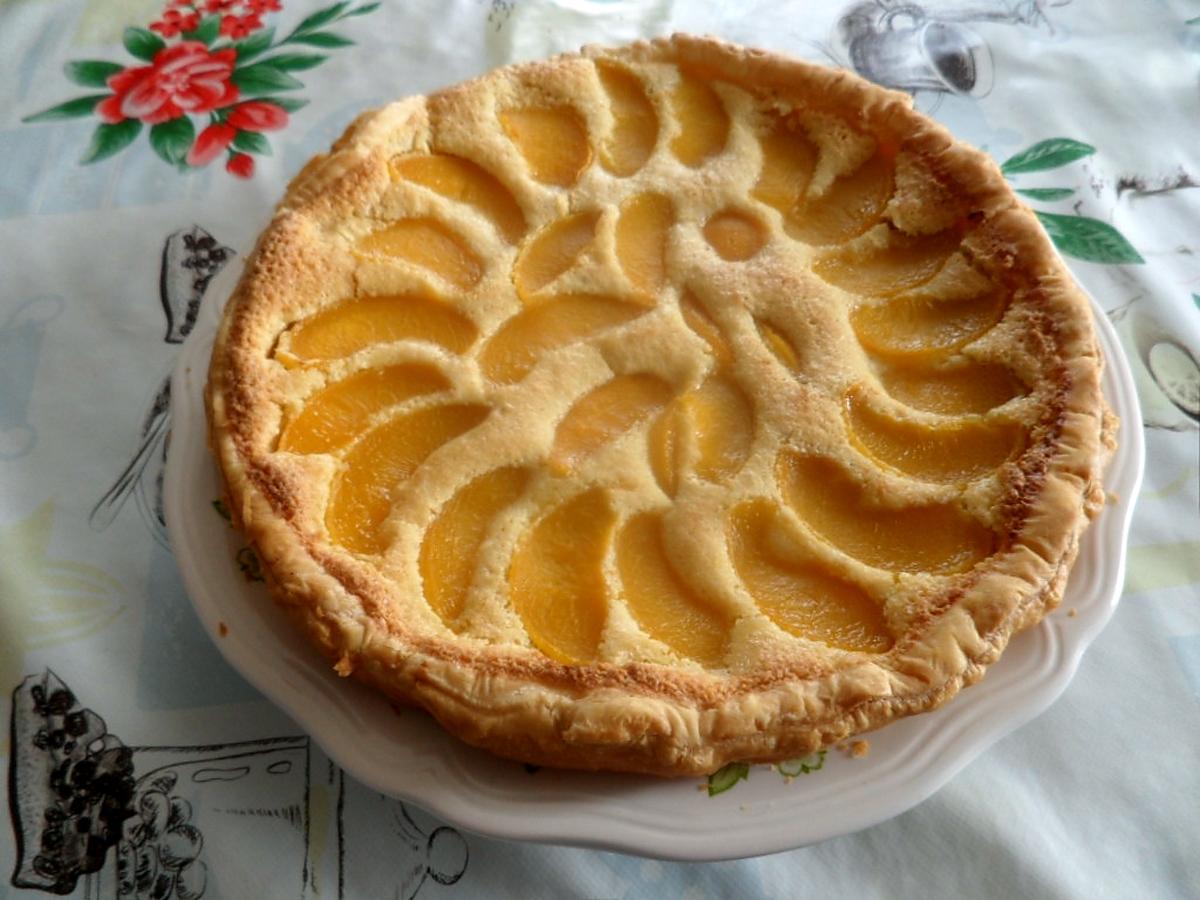 recette Tarte Bourdalou a la peche