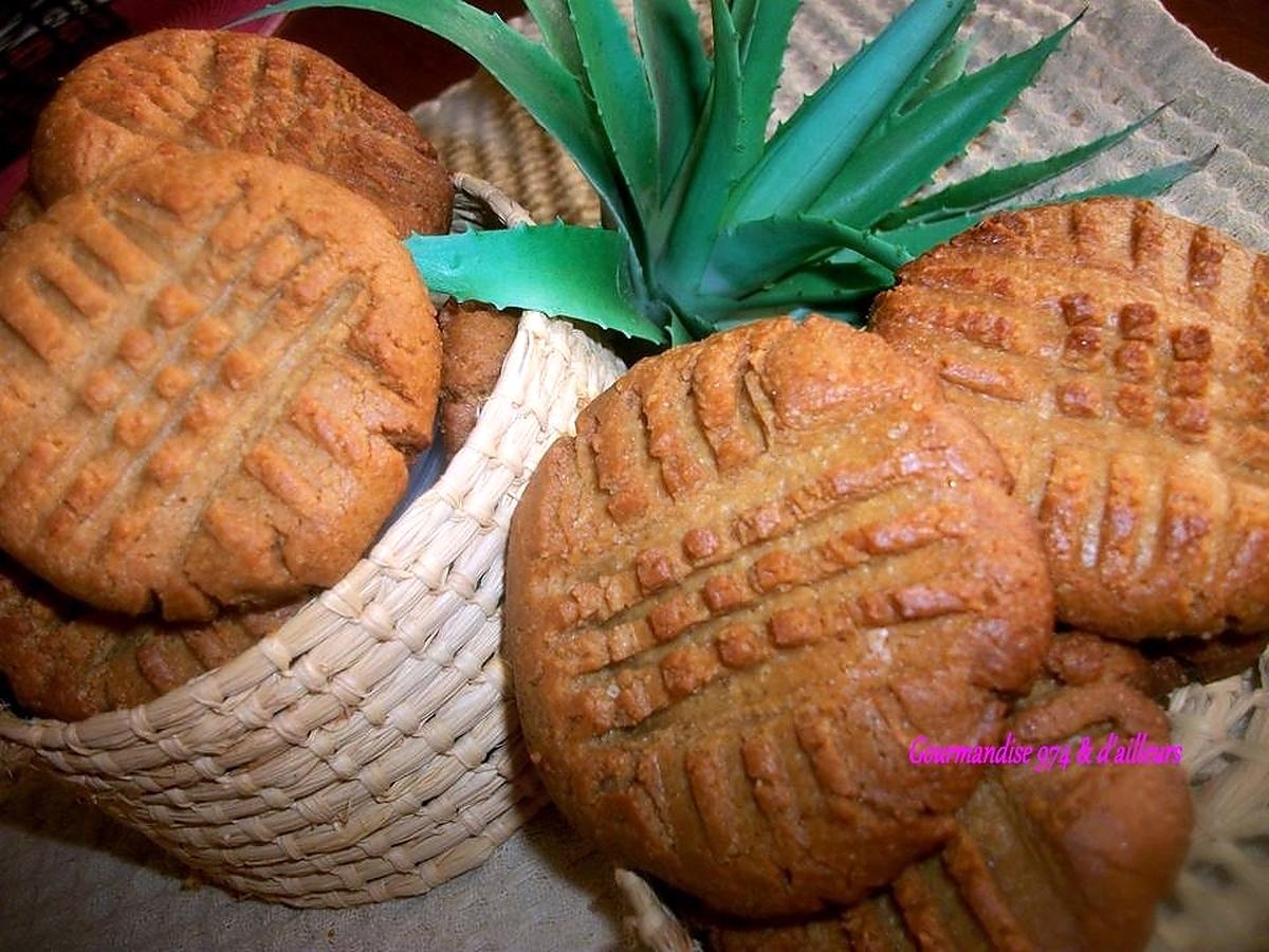 recette BISCUITS au BEURRE d'ARACHIDE