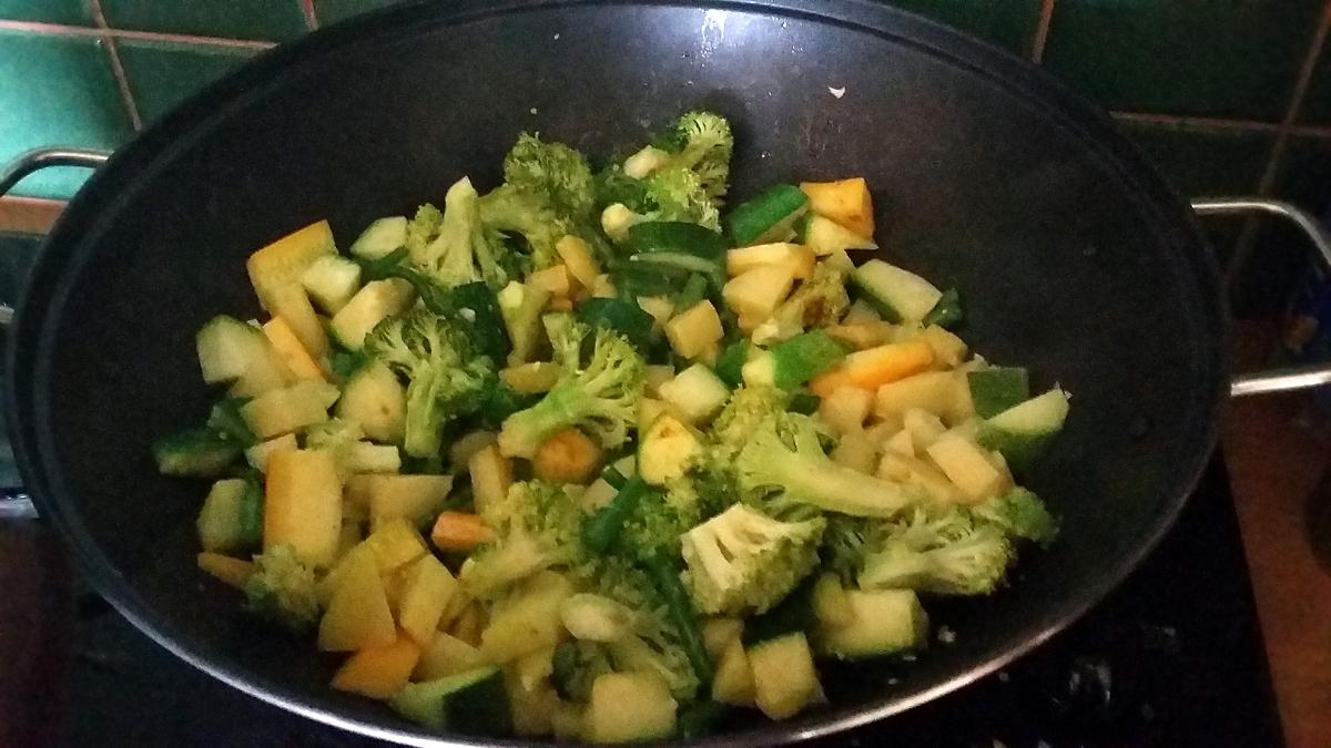 recette Poêlée de légumes frais