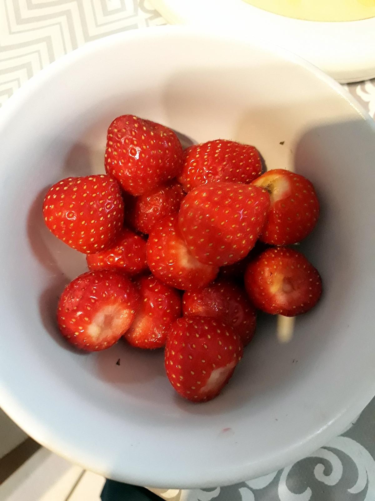 recette glace à la fraise sans sorbetière