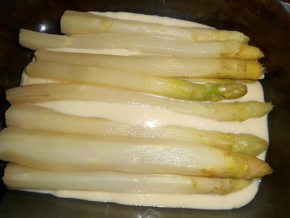 recette Gratin d asperges sauce mornay