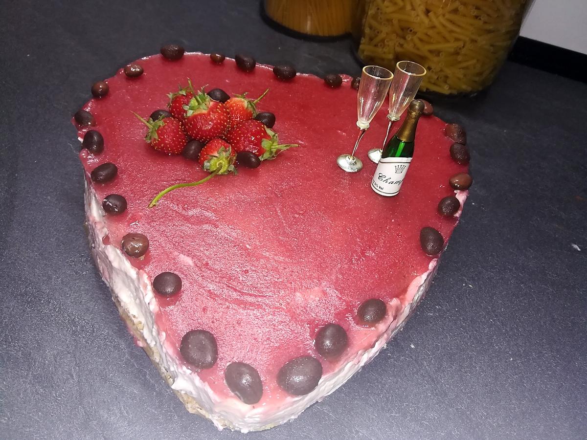 recette Bavarois au mascarpone fraise