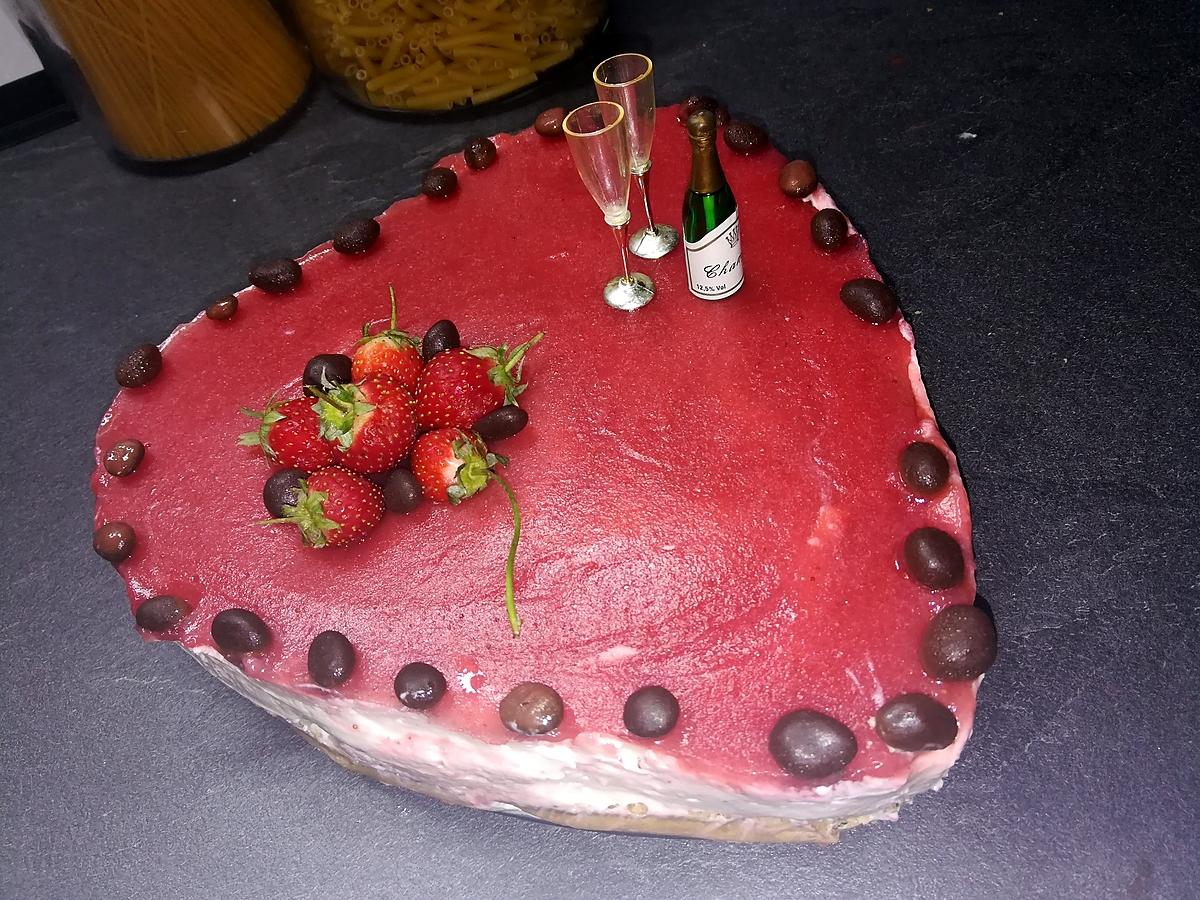 recette Bavarois au mascarpone fraise