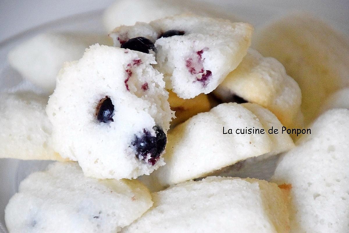 recette Financier coco et cassis, sans gluten