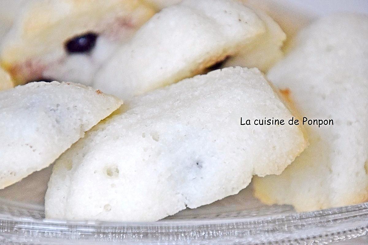 recette Financier coco et cassis, sans gluten