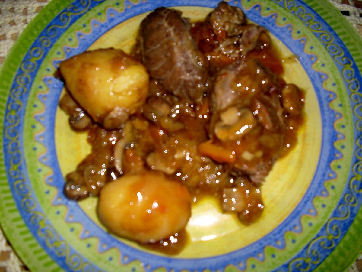 recette Daube de joues de porc