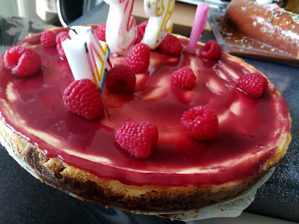 recette Cheesecake au Philadelphia framboise spéculoos