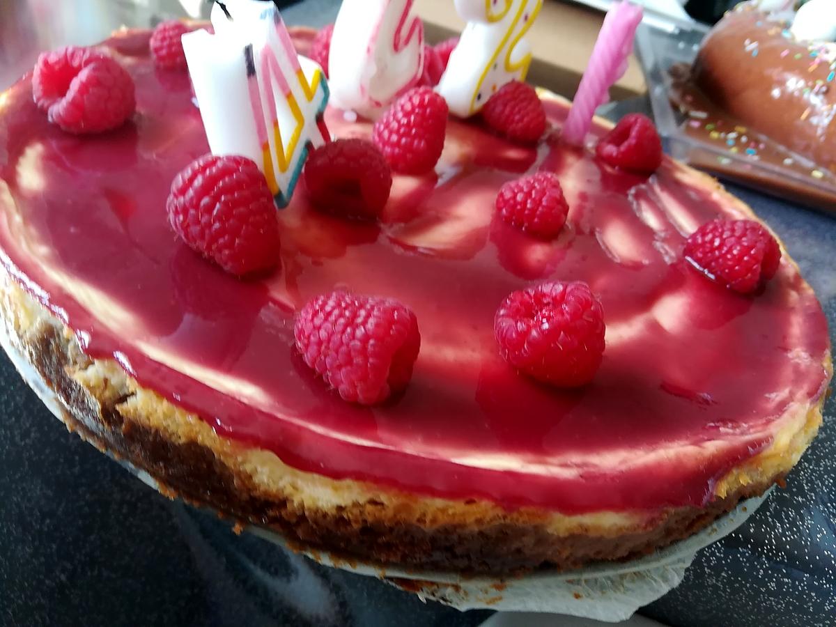 recette Cheesecake au Philadelphia framboise spéculoos