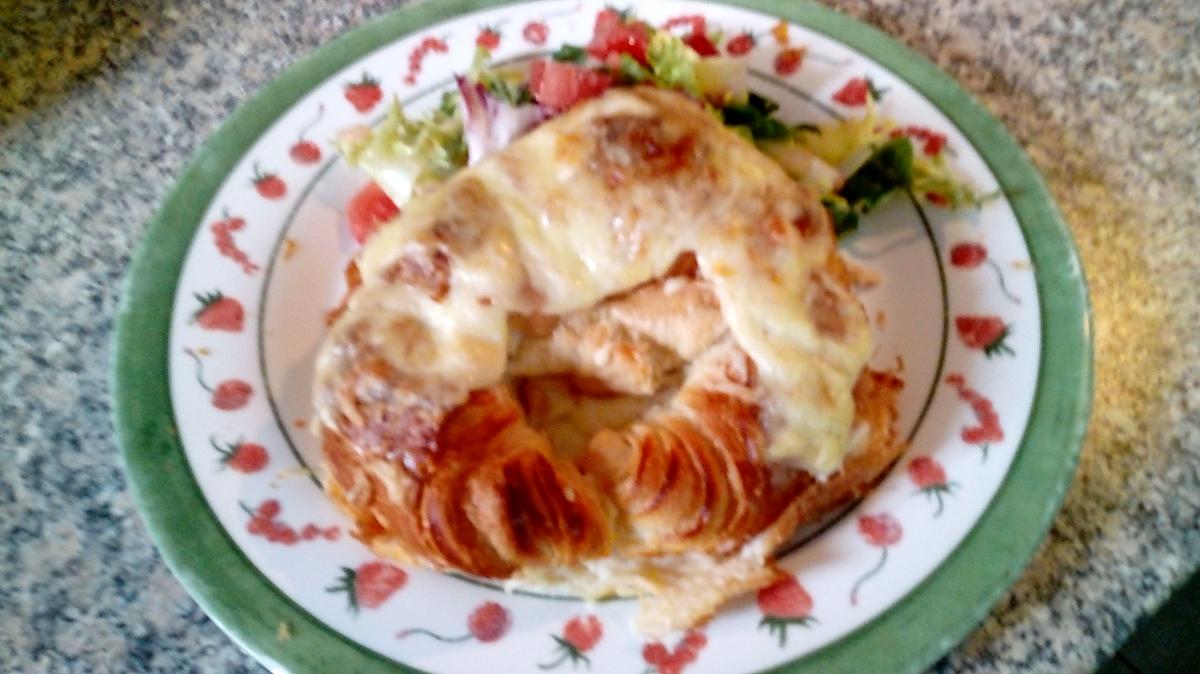 recette Croissant jambon-fromage