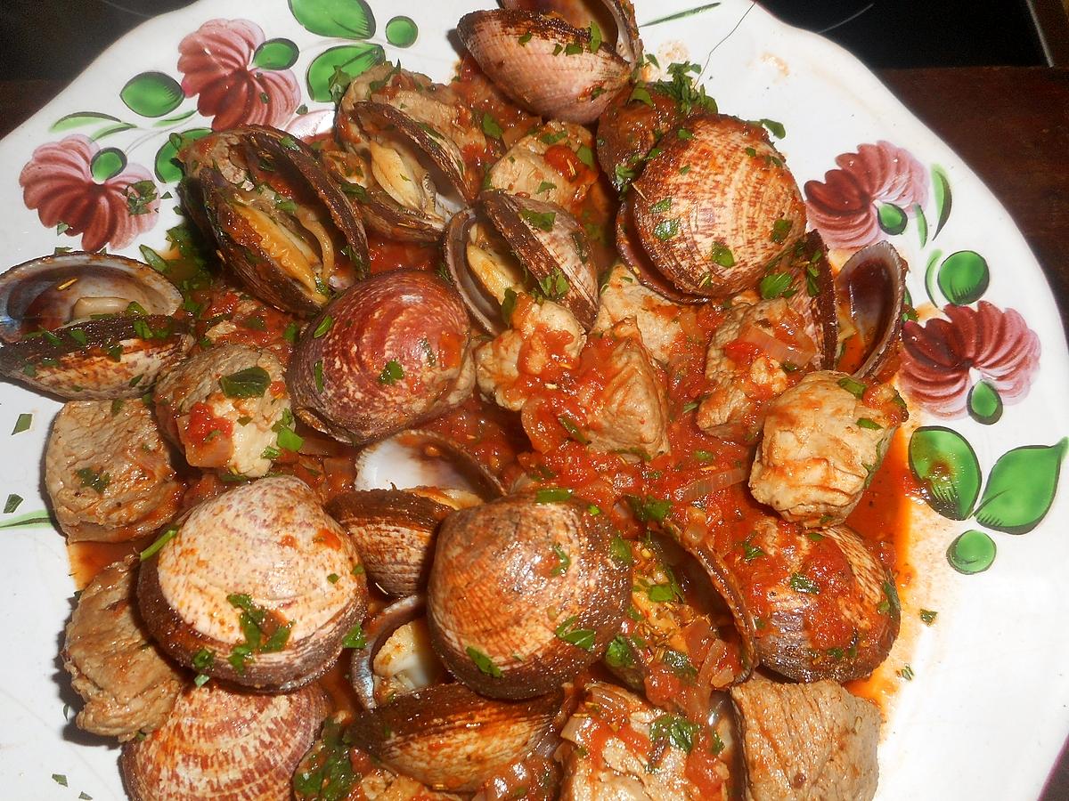 recette Filet mignon de Porc aux amandes de mer