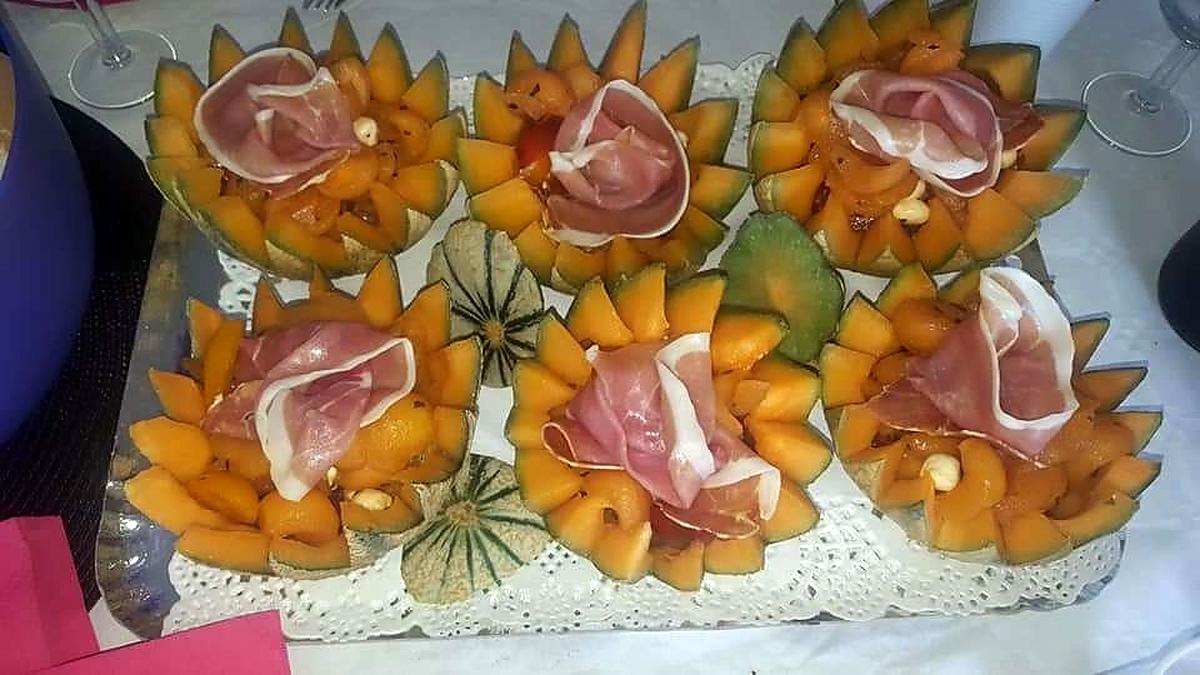 recette Melons garnis