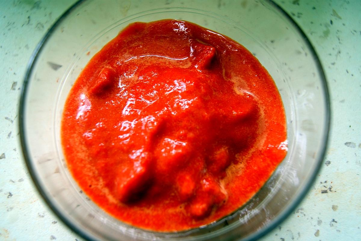 recette Sauces mojo rouge, vert et jaune.