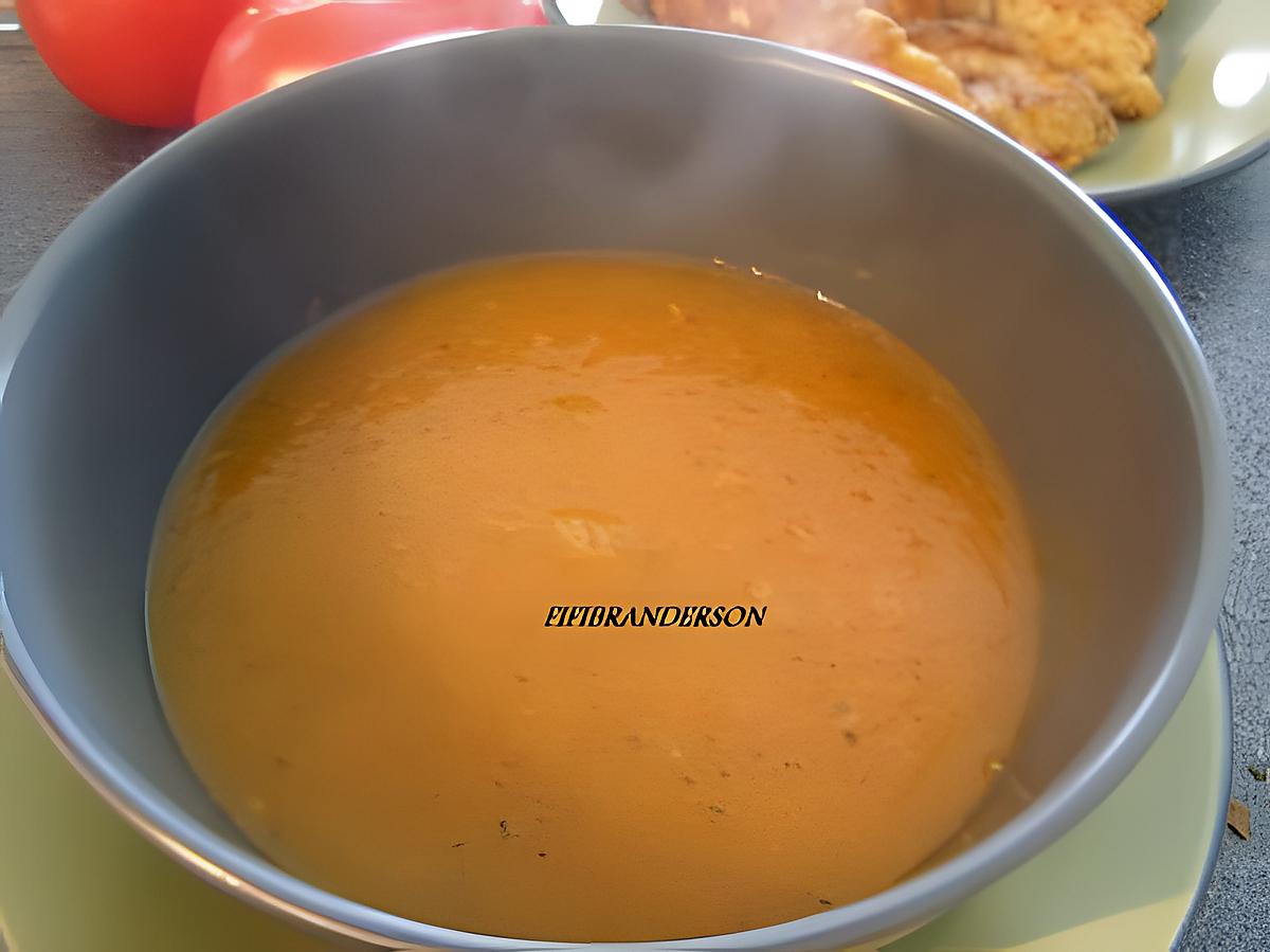recette soupe de tomate POINT A LA LIGNE