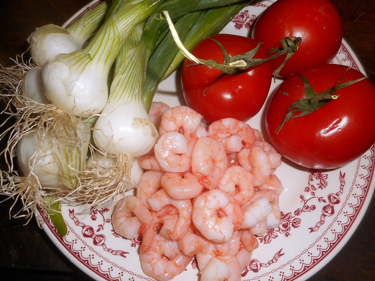 recette Taboulé aux crevettes