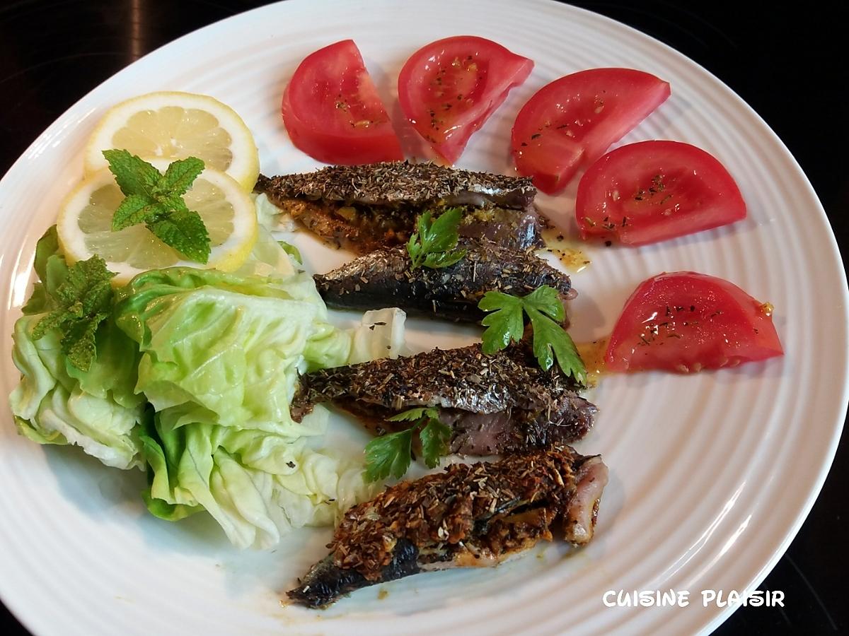 recette Sardines farcies, à l'algérienne, cuites au four