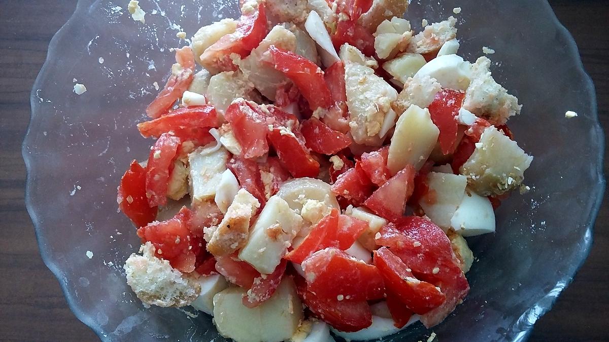 recette Salade de pommes de terre / tomates