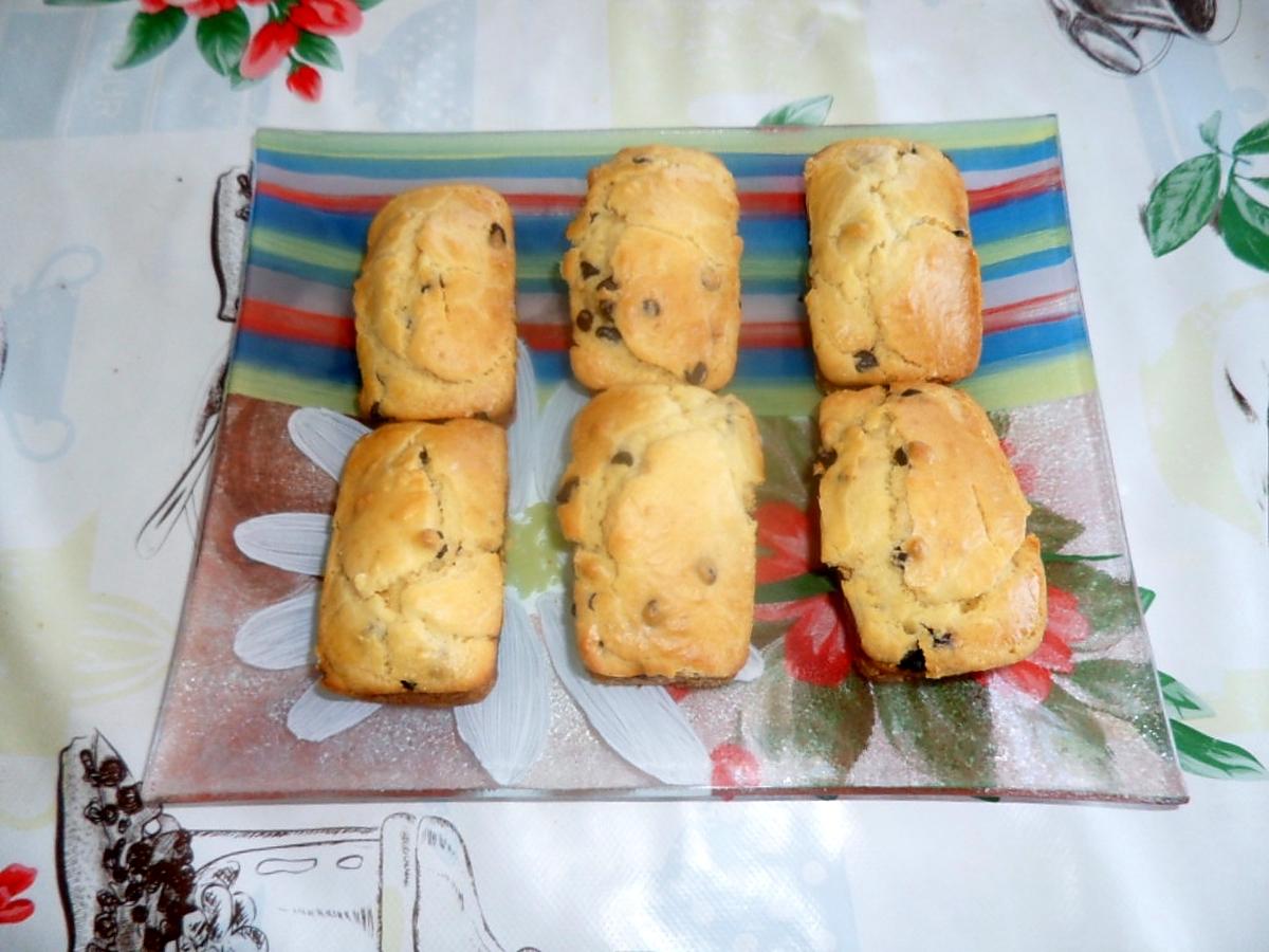 recette Financiers pépites de chocolat