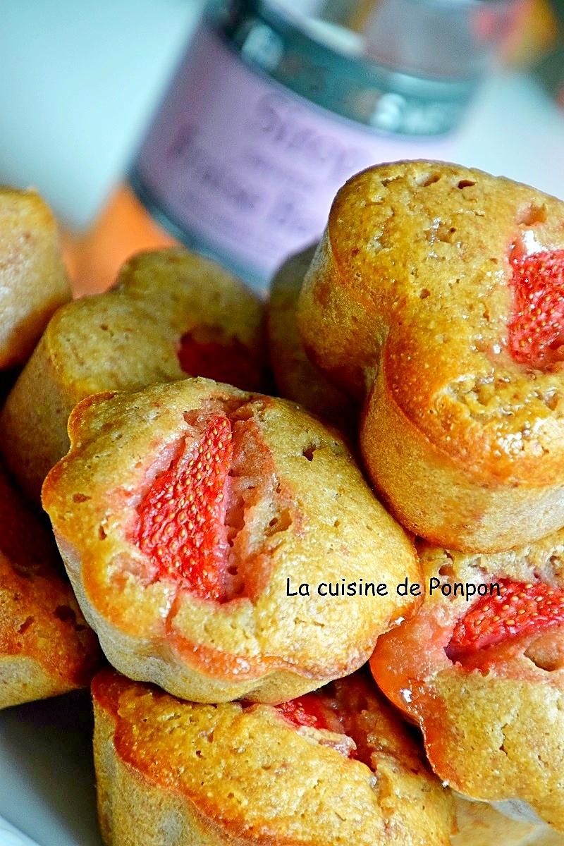 recette Muffin aux fraises et amandes