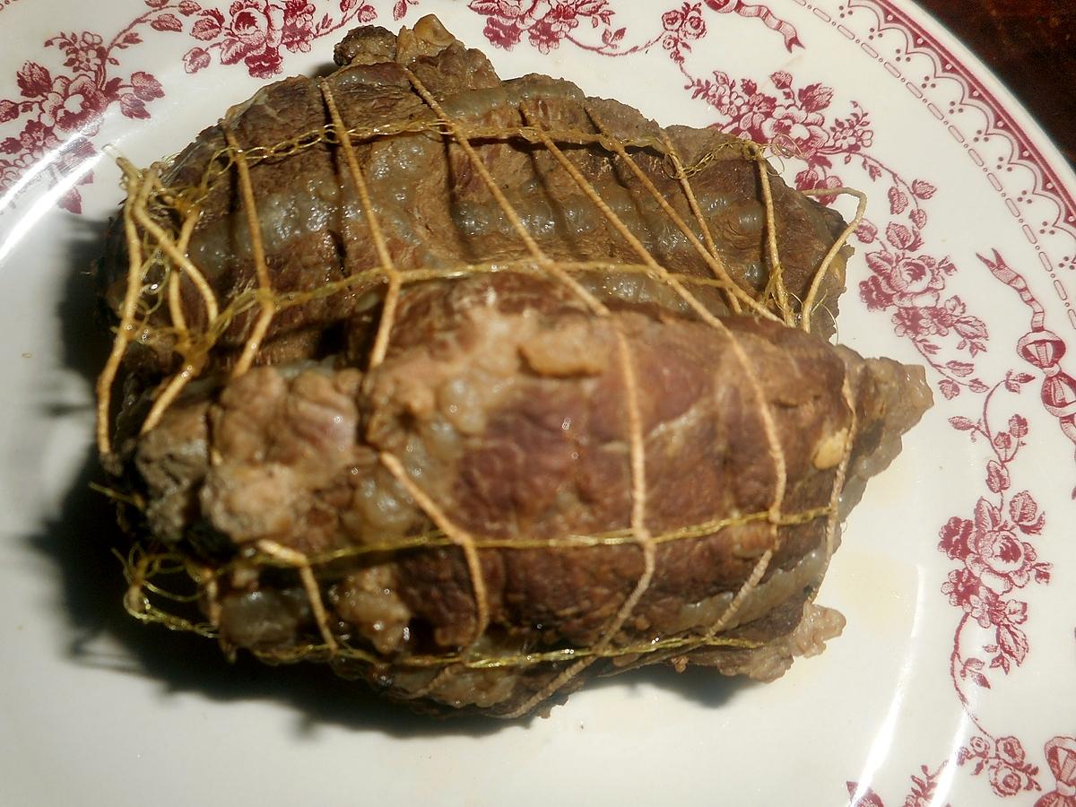 recette Salade de pommes de terre nouvelles à la joue de boeuf