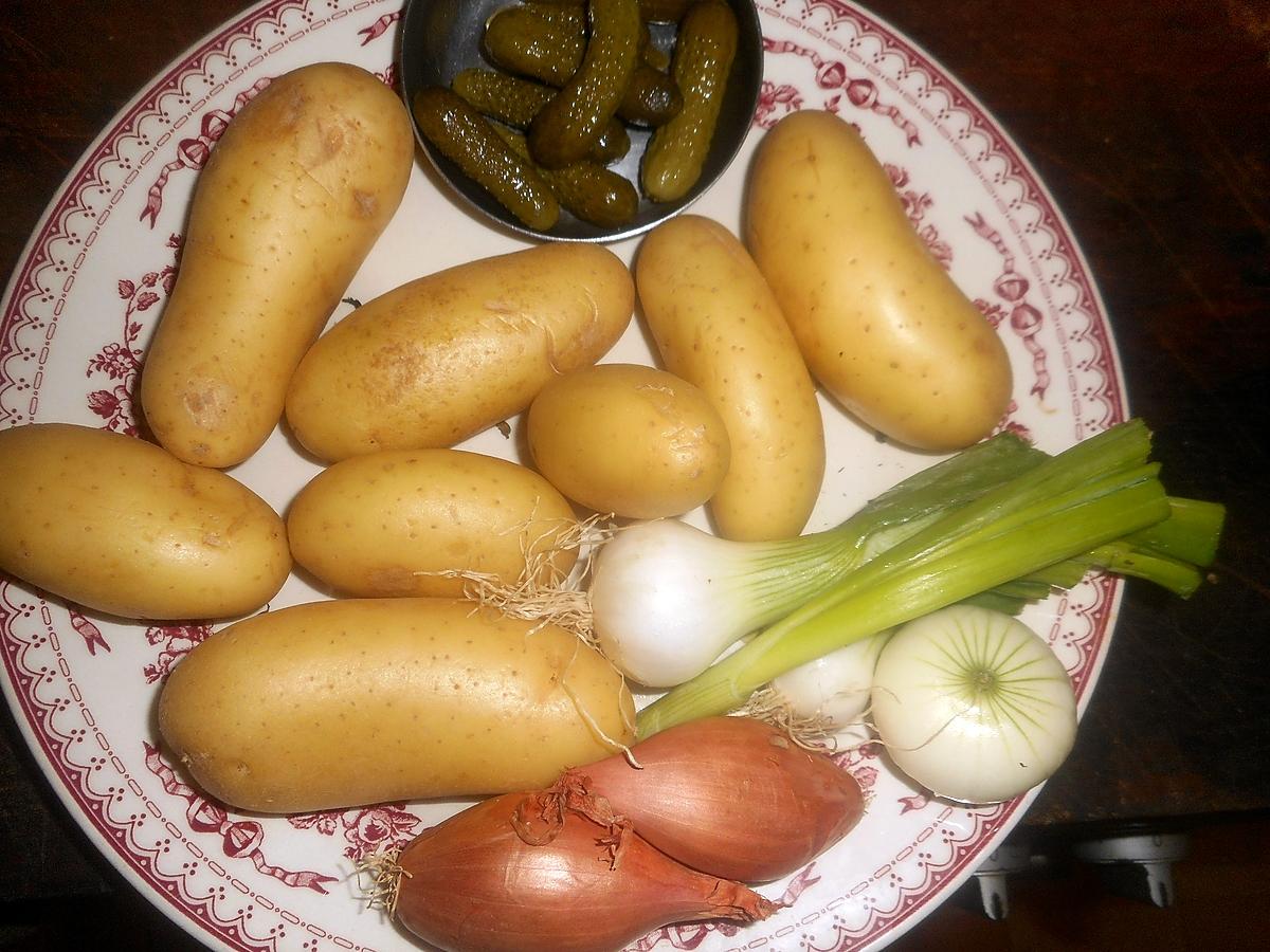 recette Salade de pommes de terre nouvelles à la joue de boeuf