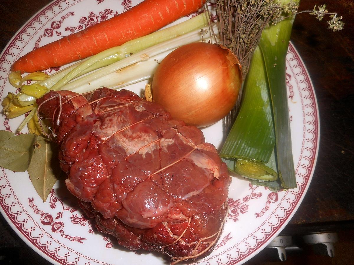 recette Salade de pommes de terre nouvelles à la joue de boeuf