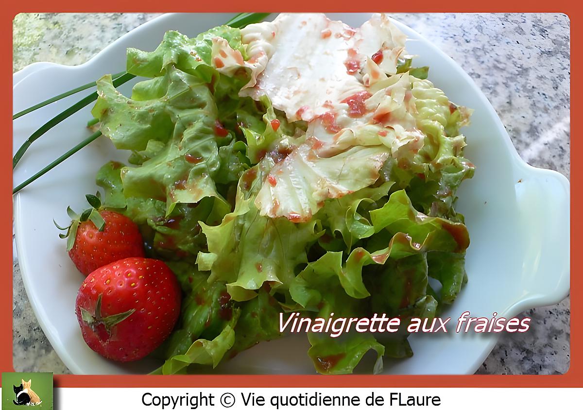 recette Vinaigrette aux fraises