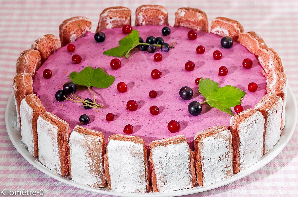 recette Charlotte au cassis