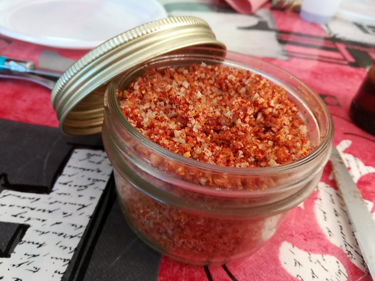 recette Sel aromatisé au piment d’Espelette