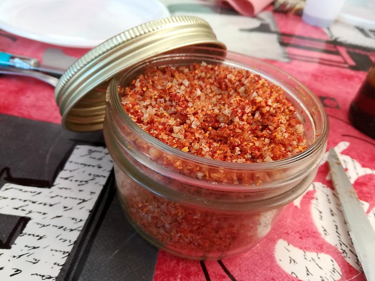 recette Sel aromatisé au piment d’Espelette