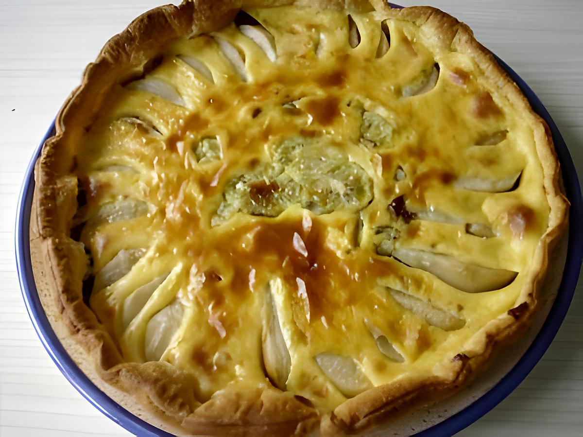 recette TARTE CHOCO, POIRES, KIWIS