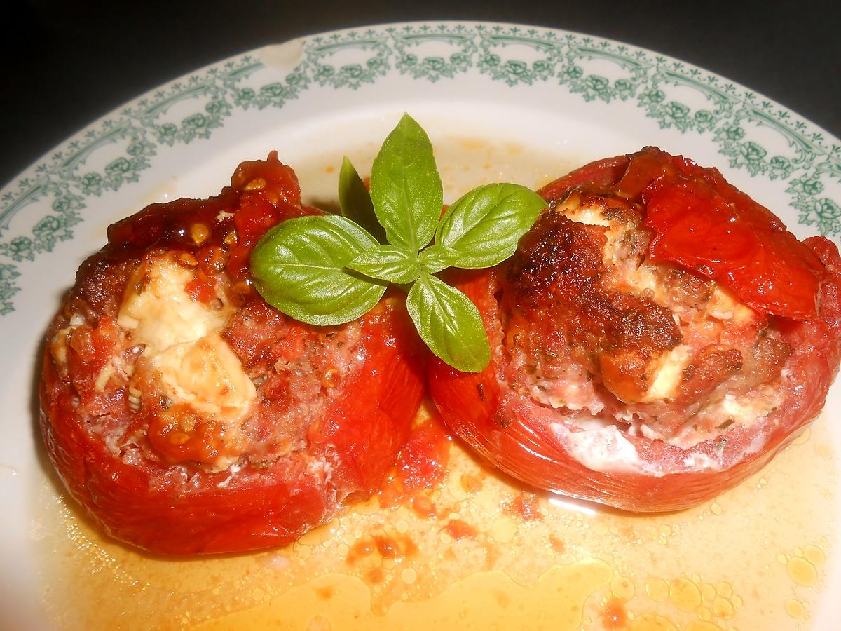 recette TOMATES FARCIES ALLA CONTADINA