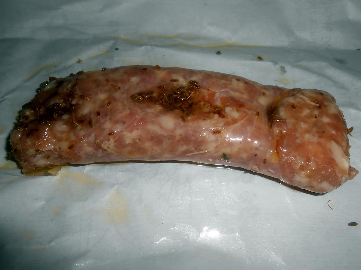 recette SAUCISSE AU FENOUIL