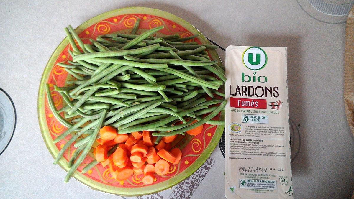 recette Poêlée d'haricots verts