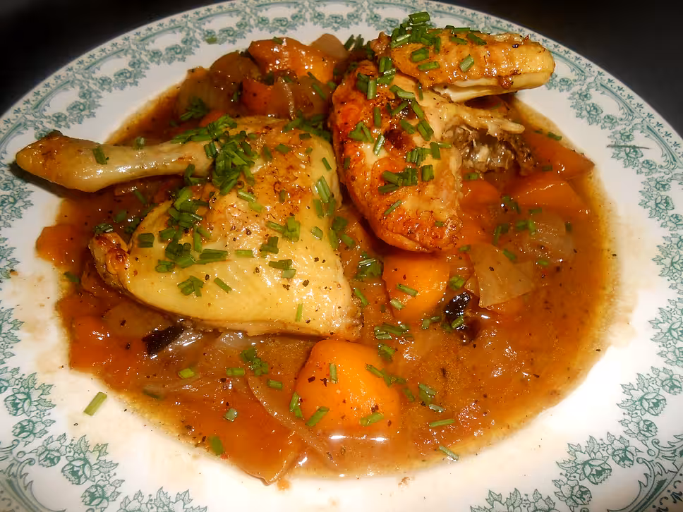 recette COQUELET A LA MANGUE