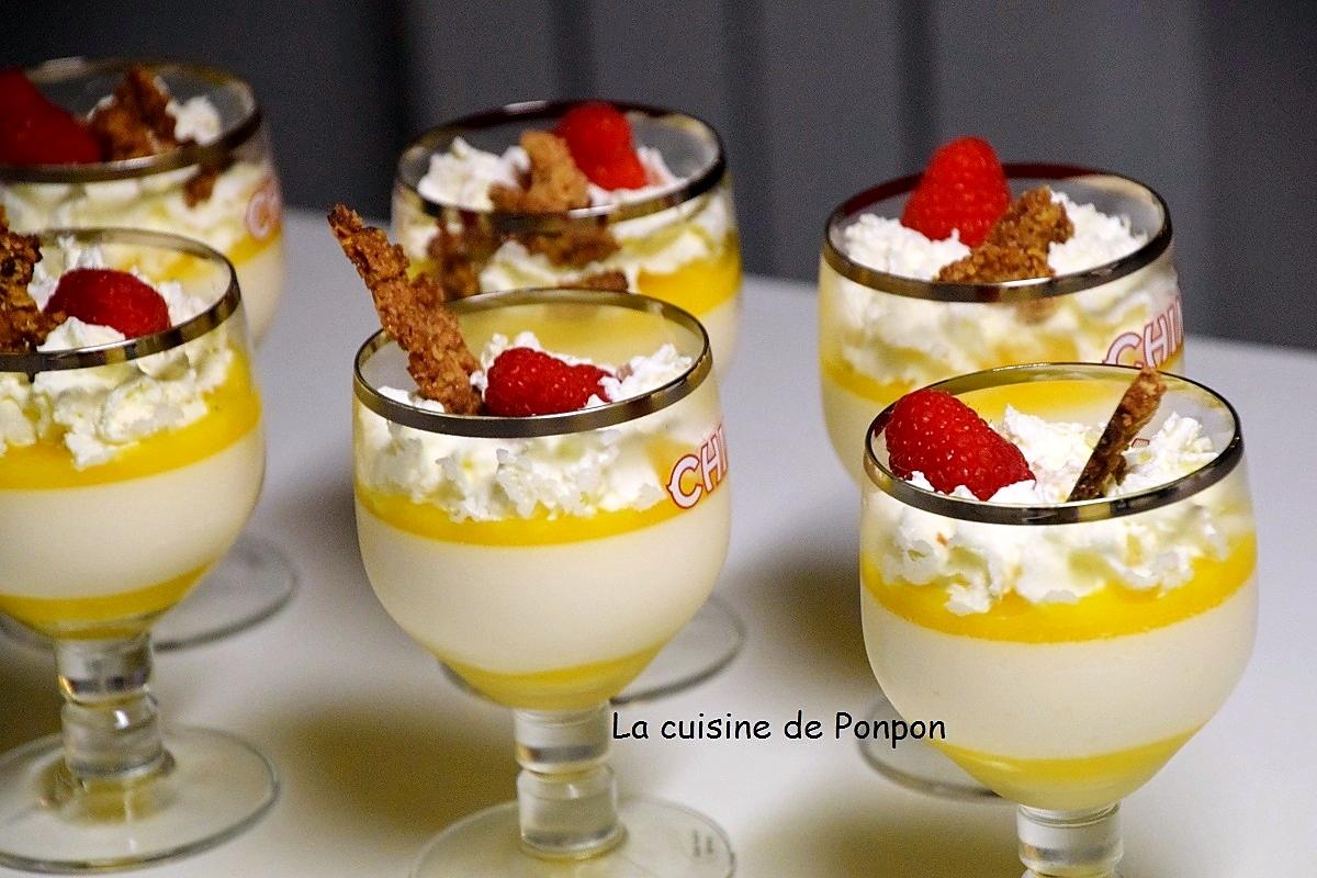 recette Panna cotta à la mangue et lait de coco