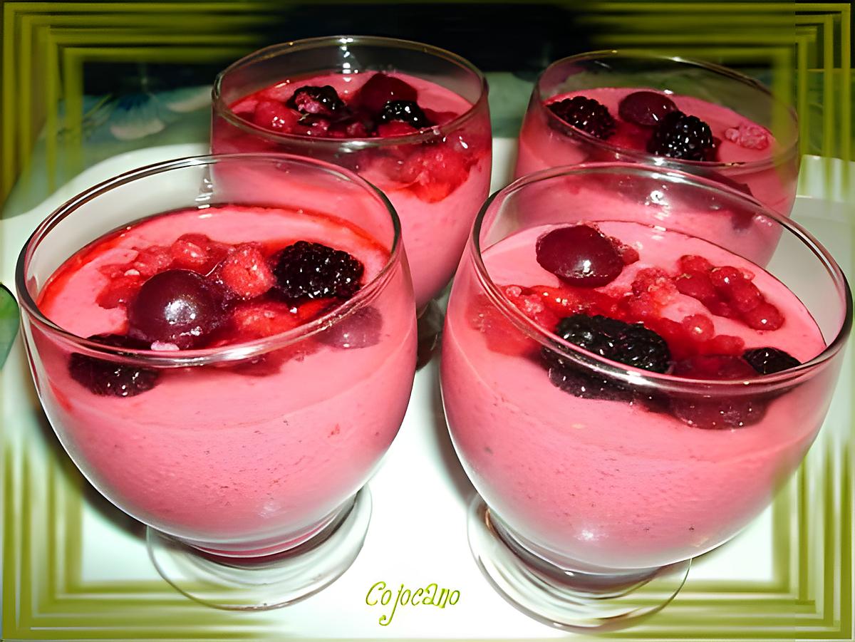 recette nage de fruits rouges à la fève tonka (smoothie)