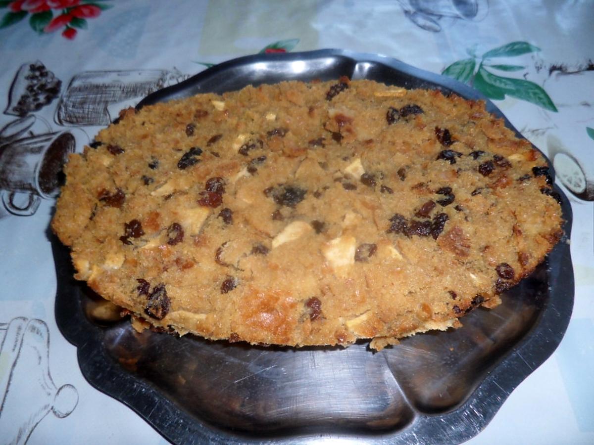 recette Pudding raisin pomme