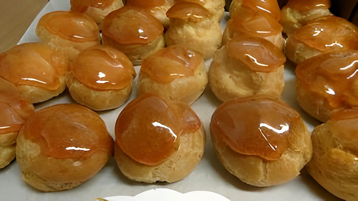 recette Petits choux dessert ( avec le caramel beurre salé )