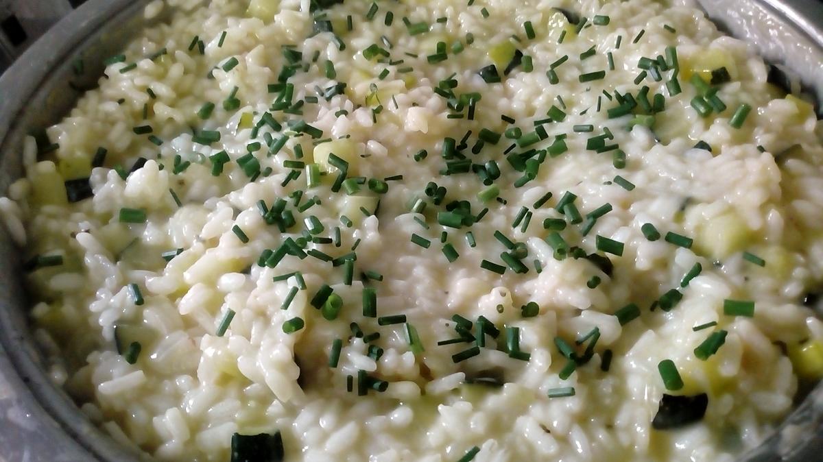 recette Risotto à la courgette