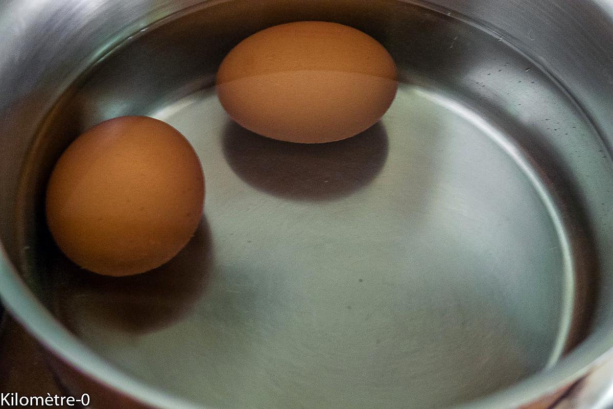 recette Salade de tomates et concombre aux oeufs