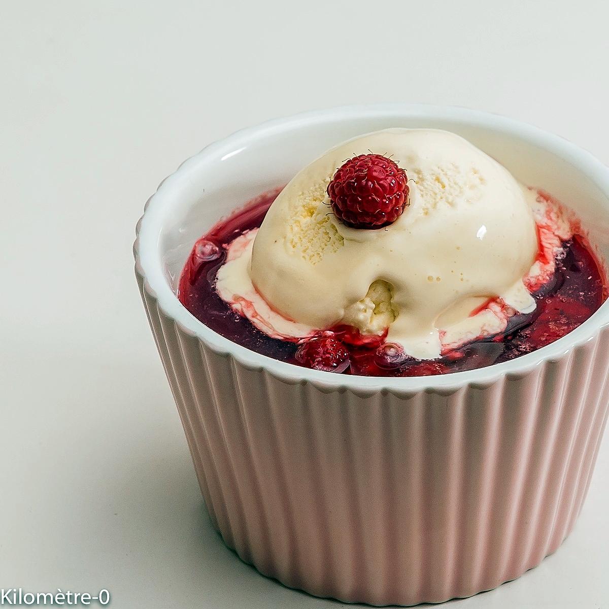 recette Soupe de fruits au pineau des Charentes, glace au mascarpone et au pineau