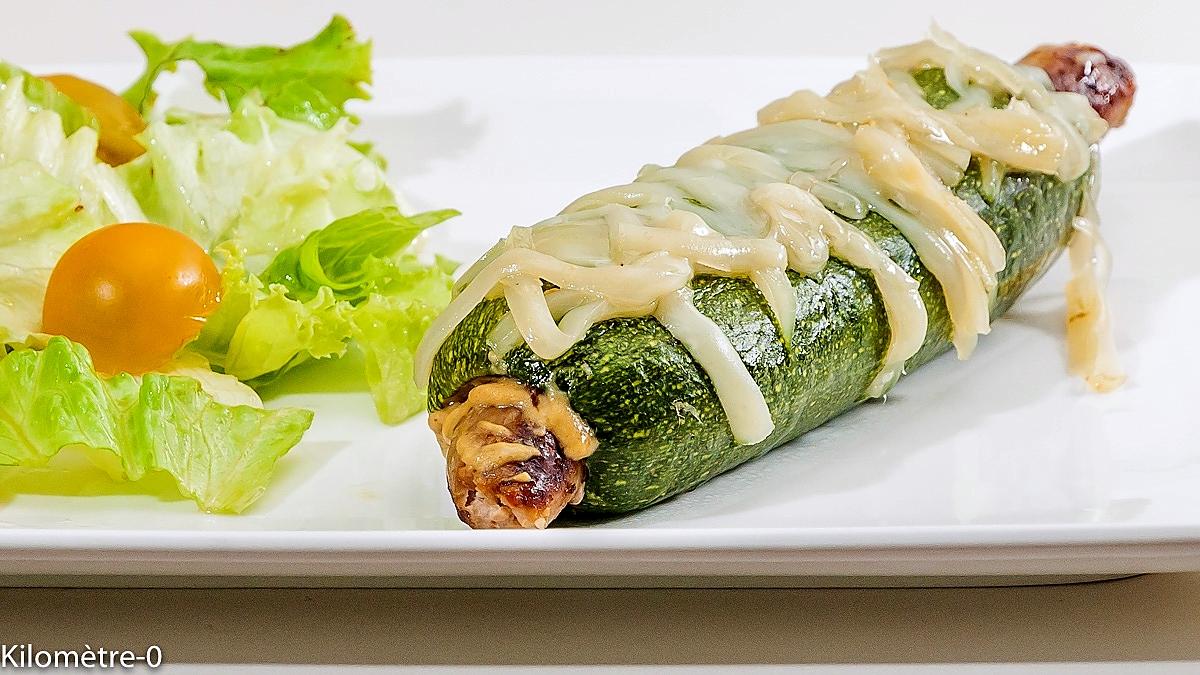 recette Hot dog de courgette