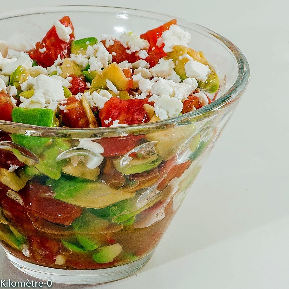 recette Verrine d'avocat et de tomate