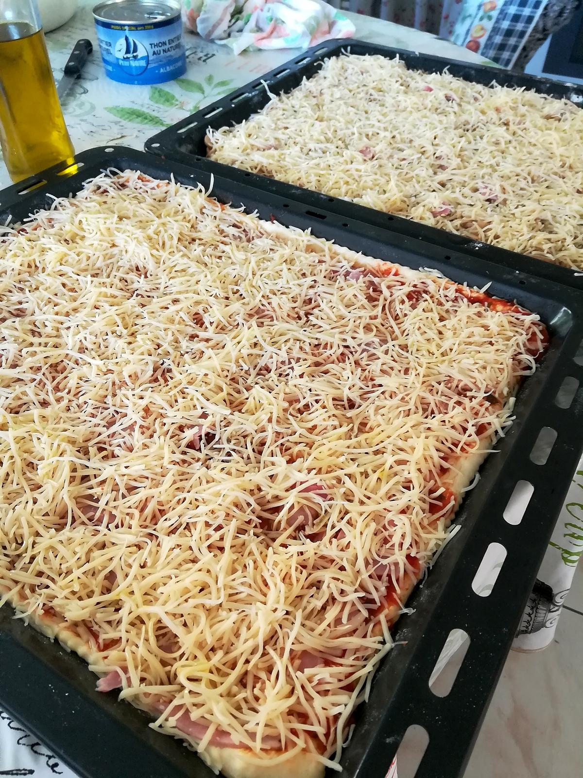 recette Pizzas familiale maison